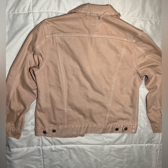 Light pink Lucky Brand Trucker Jacket - Picture 8 of 11